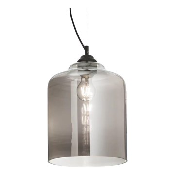 Ideal Lux - Lustra ar auklu BISTRO 1xE27/60W/230V d. 24 cm dūmakains