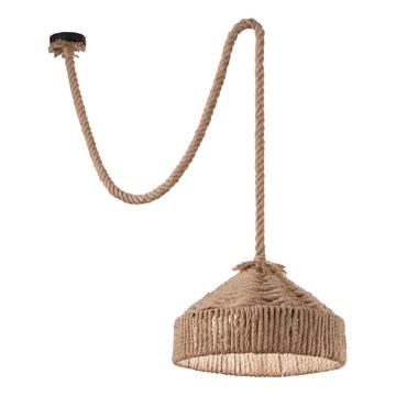 Ideal Lux - Lustra ar auklu CANAPA 1xE27/15W/230V d. 41 cm brūna