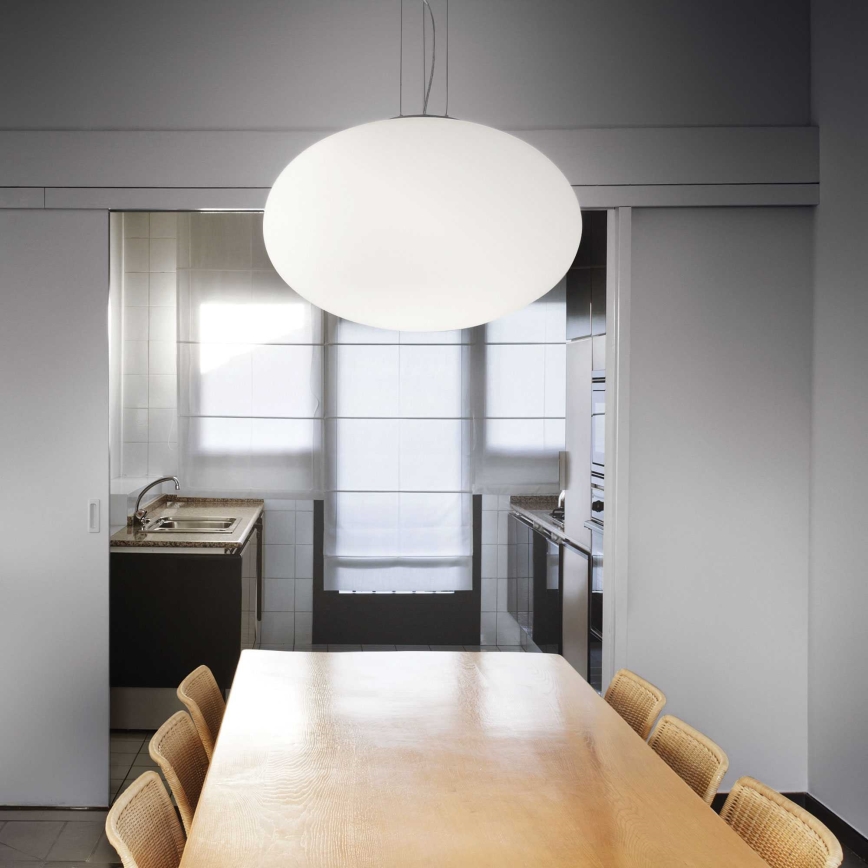 Ideal Lux - Lustra ar auklu CANDY 1xE27/42W/230V d. 40 cm balta