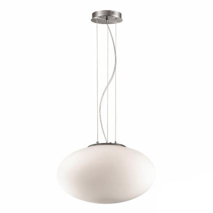 Ideal Lux - Lustra ar auklu CANDY 1xE27/42W/230V d. 40 cm balta