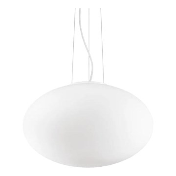 Ideal Lux - Lustra ar auklu CANDY 1xE27/42W/230V d. 50 cm balta