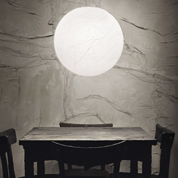 Ideal Lux - Lustra ar auklu CARTA 1xE27/25W/230V d. 40 cm balta