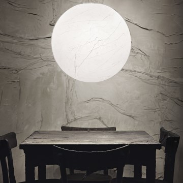 Ideal Lux - Lustra ar auklu CARTA 1xE27/25W/230V d. 50 cm balta