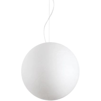 Ideal Lux - Lustra ar auklu CARTA 1xE27/25W/230V d. 50 cm balta