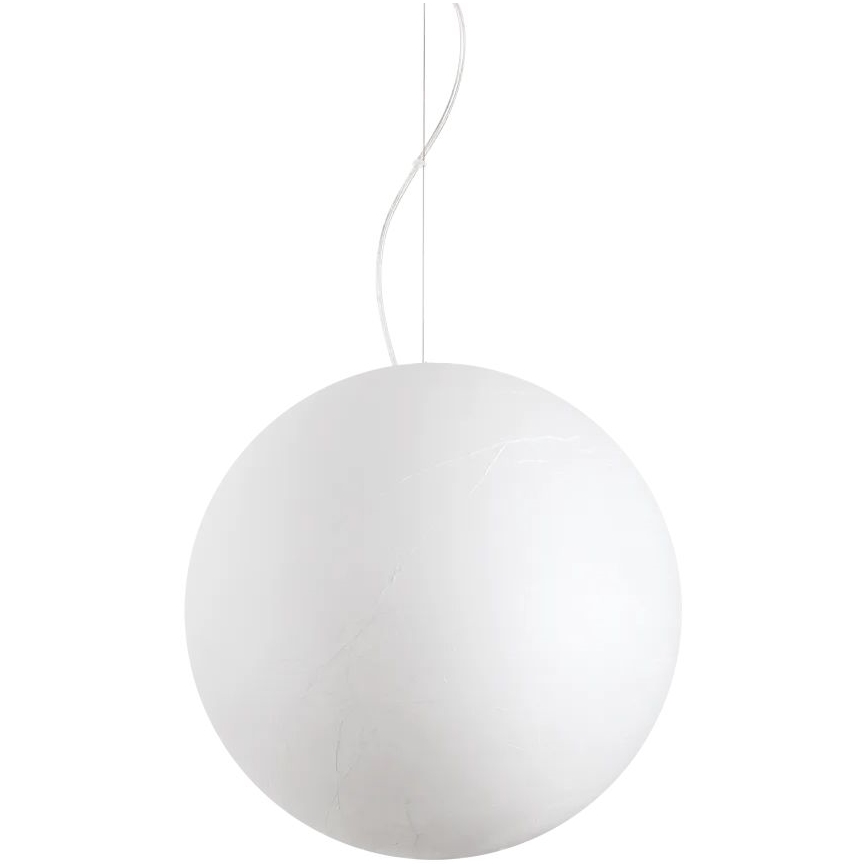 Ideal Lux - Lustra ar auklu CARTA 1xE27/25W/230V d. 50 cm balta
