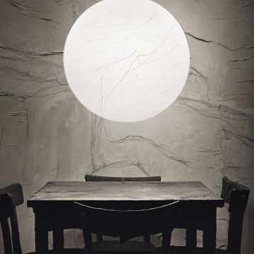 Ideal Lux - Lustra ar auklu CARTA 1xE27/60W/230V d. 60 cm balta