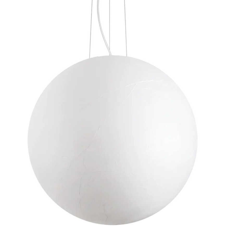 Ideal Lux - Lustra ar auklu CARTA 1xE27/60W/230V d. 60 cm balta