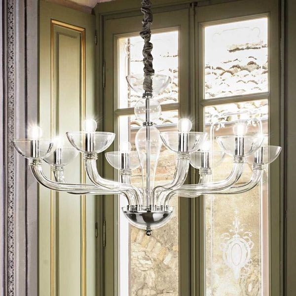 Ideal Lux – Lustra ar auklu CASANOVA 8×E14/40W/230V