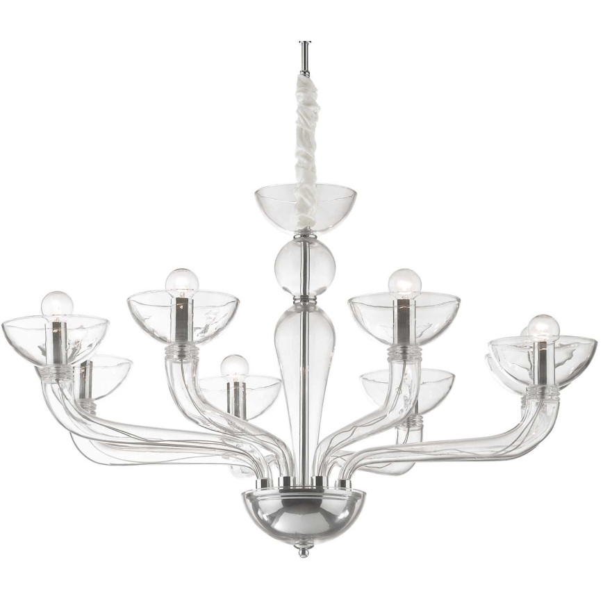 Ideal Lux – Lustra ar auklu CASANOVA 8×E14/40W/230V