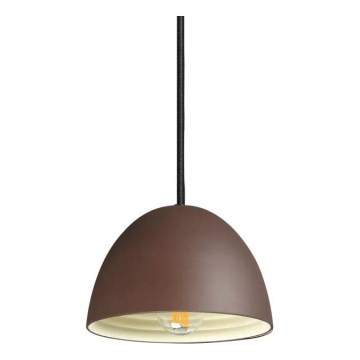 Ideal Lux - Lustra ar auklu FOLK 1xE27/60W/230V d. 18 cm brūna