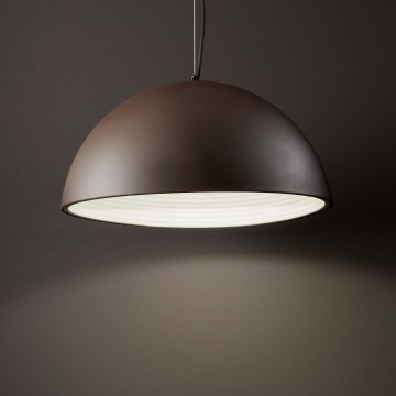 Ideal Lux - Lustra ar auklu FOLK 1xE27/60W/230V d. 40 cm brūna