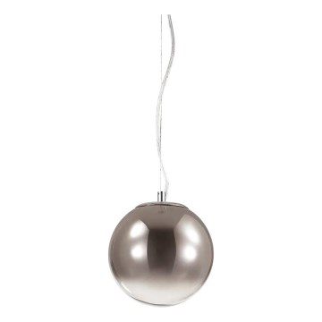 Ideal Lux - Lustra ar auklu MAPA 1xE27/42W/230V d. 20 cm pelēka/dūmakains