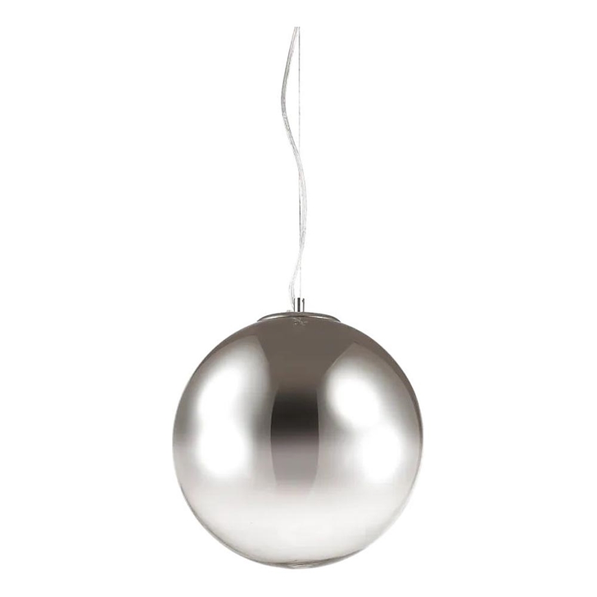 Ideal Lux - Lustra ar auklu MAPA 1xE27/42W/230V d. 40 cm pelēka/dūmakains