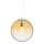 Ideal Lux - Lustra ar auklu MAPA 1xE27/42W/230V d. 40 cm zelta/dūmakains