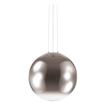 Ideal Lux - Lustra ar auklu MAPA 1xE27/42W/230V d. 50 cm pelēka/dūmakains