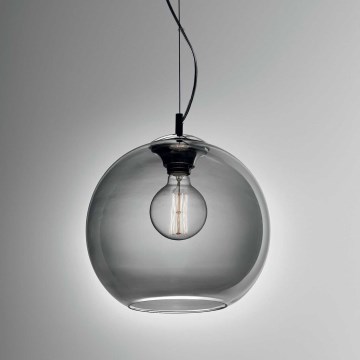 Ideal Lux - Lustra ar auklu NEMO 1xE27/42W/230V d. 30 cm dūmakains