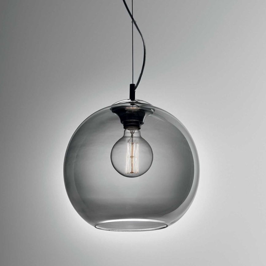 Ideal Lux - Lustra ar auklu NEMO 1xE27/42W/230V d. 30 cm dūmakains
