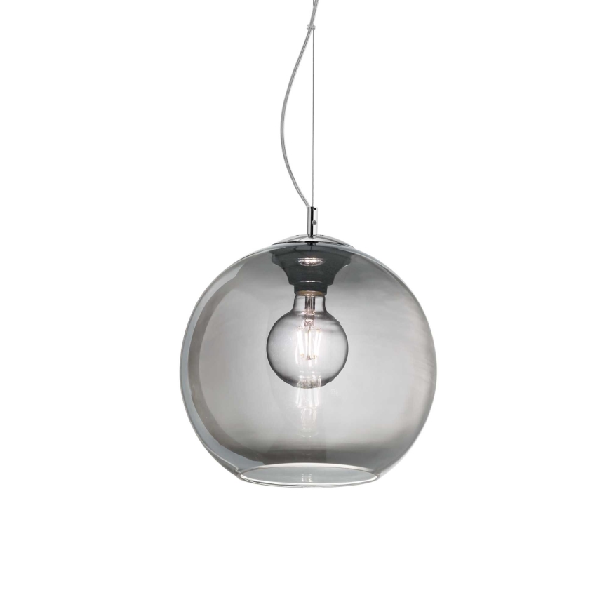 Ideal Lux - Lustra ar auklu NEMO 1xE27/42W/230V d. 30 cm dūmakains