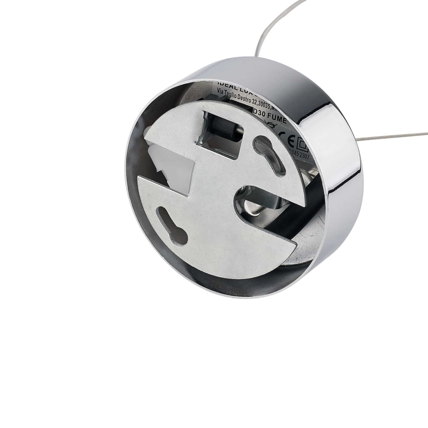 Ideal Lux - Lustra ar auklu NEMO 1xE27/42W/230V d. 30 cm dūmakains