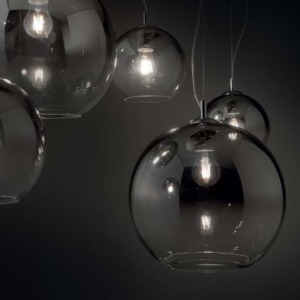 Ideal Lux - Lustra ar auklu NEMO PLUS 5xE27/42W/230V dūmakains