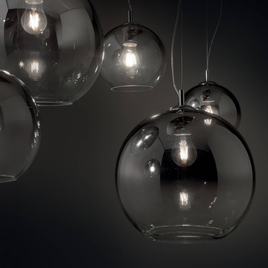 Ideal Lux - Lustra ar auklu NEMO PLUS 5xE27/42W/230V dūmakains