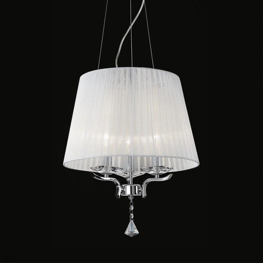 Ideal Lux - Kristāla lustra ar auklu PEGASO 3xE14/28W/230V d. 40 cm spīdīgi hromēts