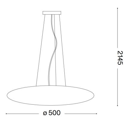 Ideal Lux - Lustra ar auklu SMARTIES 3xE27/42W/230V 50 cm