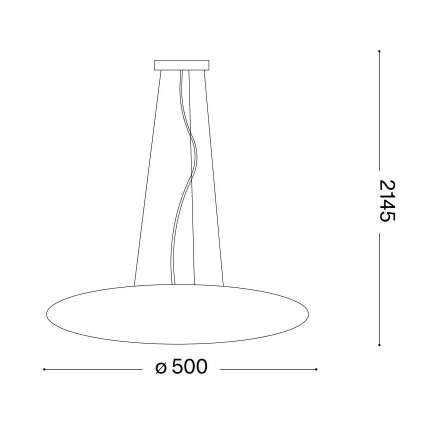 Ideal Lux - Lustra ar auklu SMARTIES 3xE27/42W/230V 50 cm