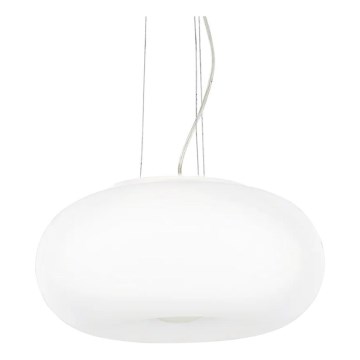 Ideal Lux - Lustra ar auklu ULISSE 3xE27/60W/230V d. 52 cm balta