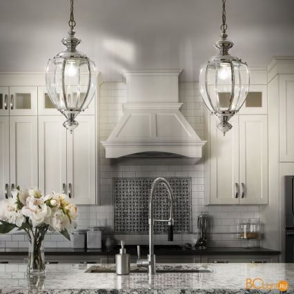 Ideal Lux - Lustra ar ķēdi 1xE27/60W/230V Ø 25 cm spīdīgs hroms