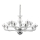 Ideal Lux - Lustra ar ķēdi CASANOVA 16xE14/40W/230V d. 120 cm caurspīdīga