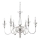 Ideal Lux - Lustra ar ķēdi DOGE 6xE14/40W/230V d. 75 cm spīdīgi hromēts