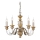 Ideal Lux - Lustra ar ķēdi FIRENZE 5xE14/40W/230V d. 55 cm zelta