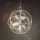 Ideal Lux - Lustra ar ķēdi KONSE 7xE27/60W/230V Ø 80 cm zelta krāsā