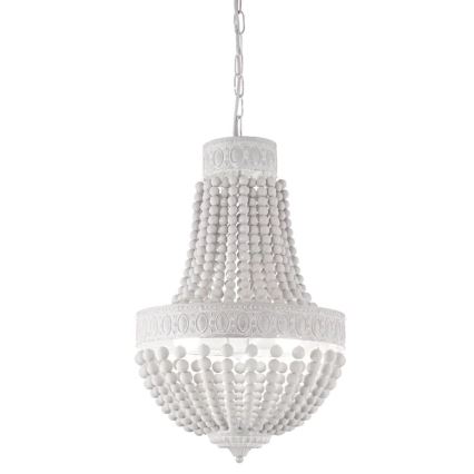 Ideal Lux - Lustra ar ķēdi MONET 5xE14/40W/230V d. 40 cm balta