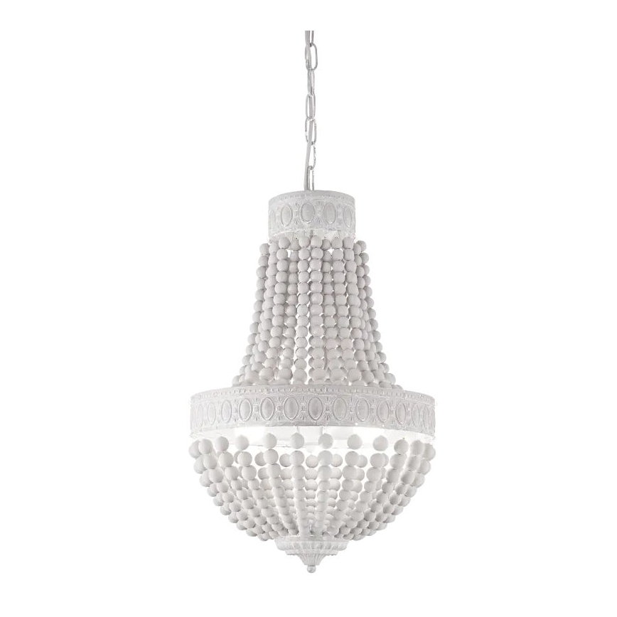 Ideal Lux - Lustra ar ķēdi MONET 5xE14/40W/230V d. 40 cm balta