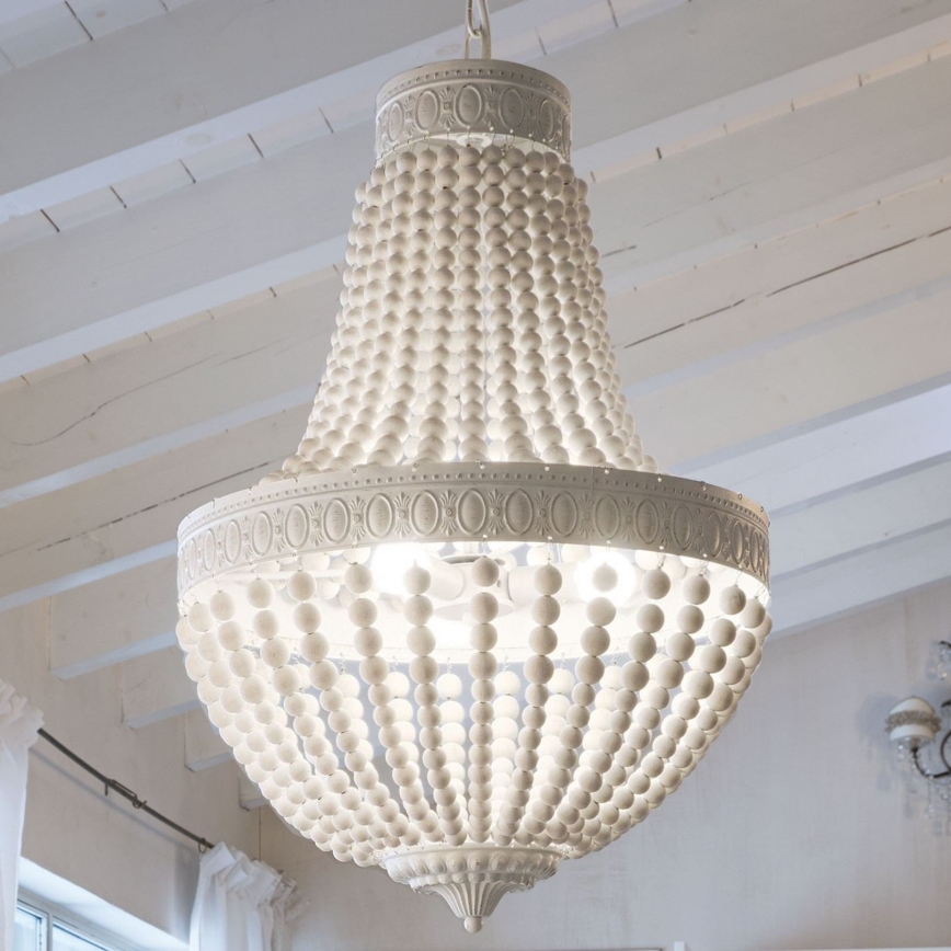 Ideal Lux - Lustra ar ķēdi MONET 6xE14/40W/230V d. 50 cm balta