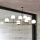 Ideal Lux - Lustra ar stieni GOURMET 9xE14/28W/230V d. 131,5 cm zelta