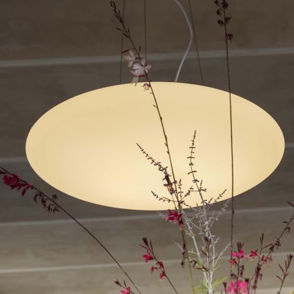 Ideal Lux - Lustra ar trosi SMARTIES 3xE27/42W/230V 50 cm balta