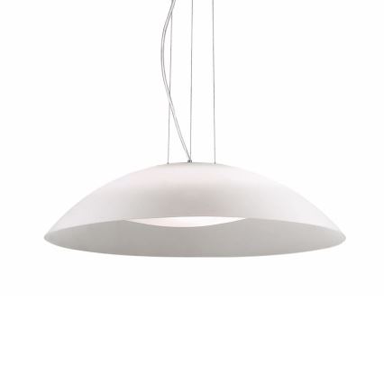 Ideal Lux - Lustra uz troses 3xE27/60W/230V diam. 64 cm balta