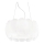 Ideal Lux - Lustra uz troses OVALINO 5xE27/60W/230V Ø 44 cm balta
