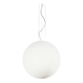 Ideal Lux - MAPA piekaramā lampa ar kabeli 1xE27/42W/230V Ø 50 cm balta