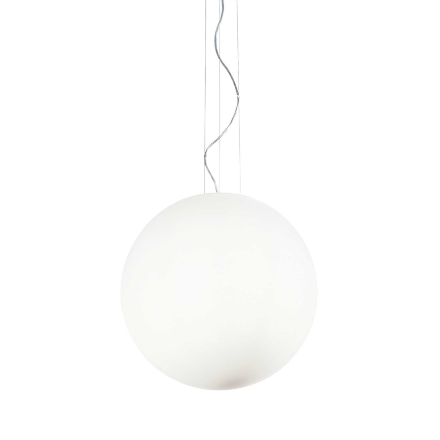 Ideal Lux - MAPA piekaramā lampa ar kabeli 1xE27/42W/230V Ø 50 cm balta