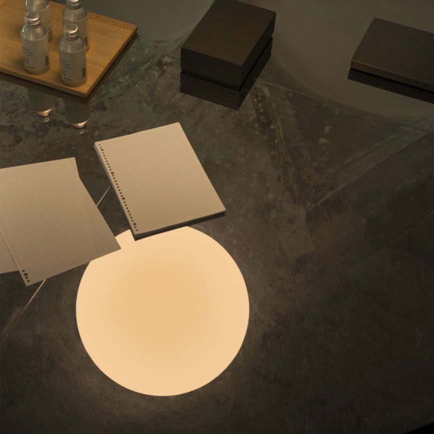 Ideal Lux - MAPA piekaramā lampa ar kabeli 1xE27/42W/230V Ø 50 cm balta