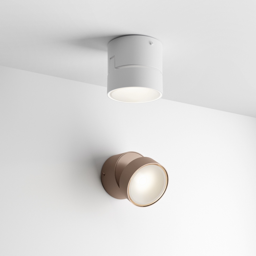 Ideal Lux - OMEGA LED āra sienas gaismeklis, 7W, 230V, CRI 90, IP54, brūns