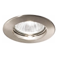 Ideal Lux - Padziļinājuma gaismeklis 1xGU10/28W/230V niķelis