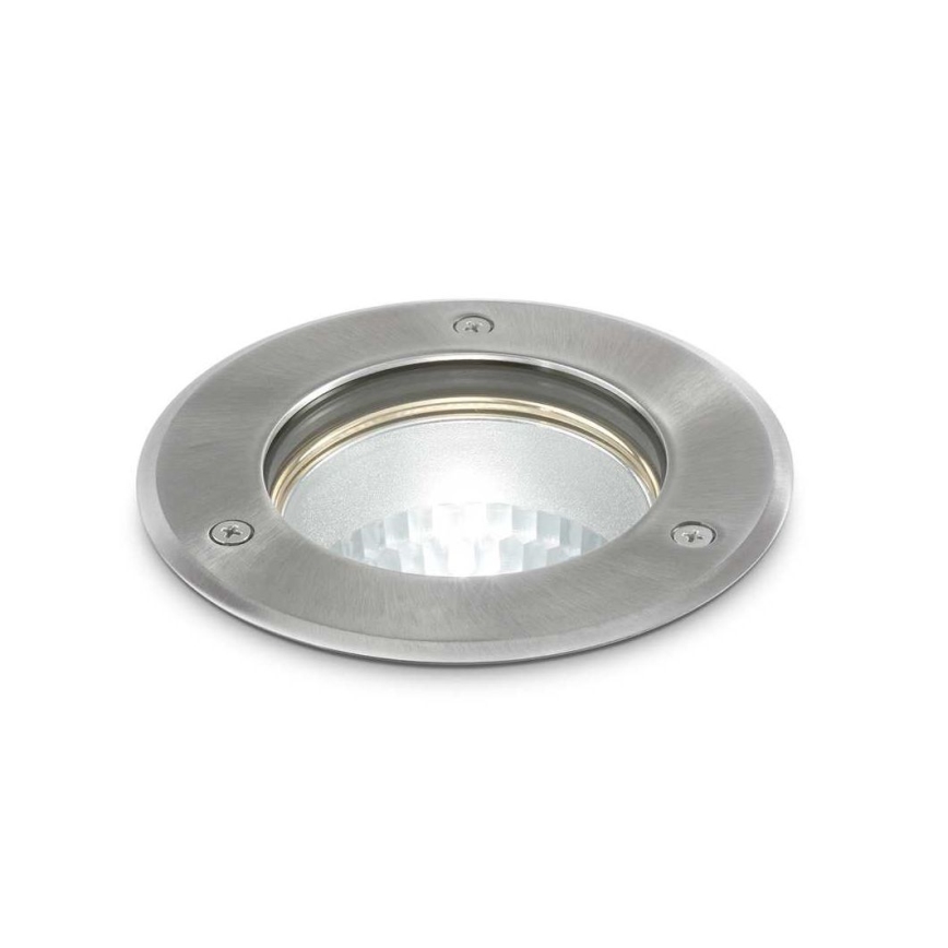 Ideal Lux - Pagalma lampa PARK 1xGU10/20W/230V IP65 matēts hroms