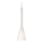 Ideal Lux - Pakaramā lampa uz vada FLUT 1xE14/40W/230V Ø 10,5 cm balta