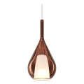 Ideal Lux - Pakaramā lampa uz vada KALIQUE 1xE27/42W/230V pr. 18 cm dūmaina vara