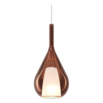 Ideal Lux - Pakaramā lampa uz vada KALIQUE 1xE27/42W/230V pr. 18 cm dūmaina vara